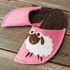 Custom Slippers Sheep Patch